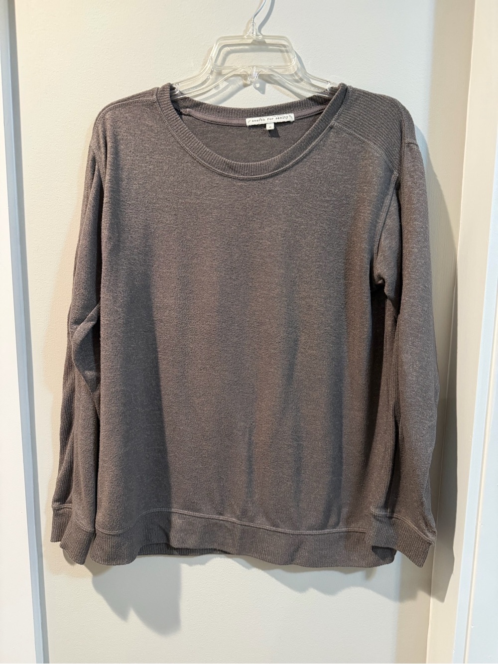 Search for Sanity Gray Crewneck Sweater